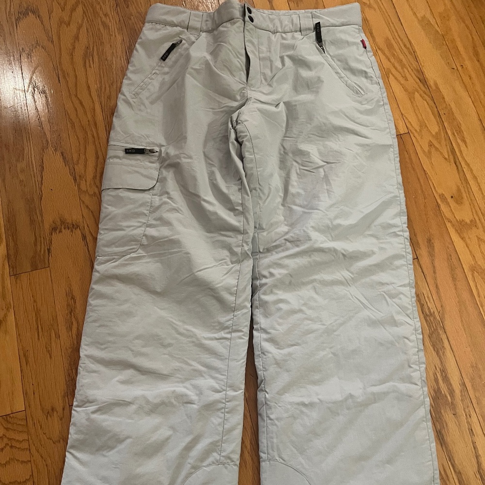 EXPO Exposure Project Snow Ski Pants Lt. Gray Insulated Winter Women's XL